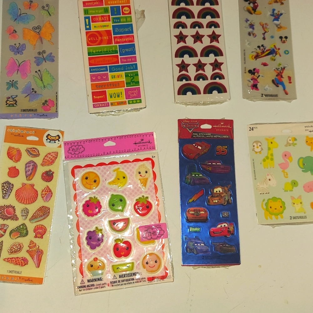 10+ packs of stickers